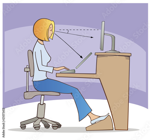 proper way of working on computer