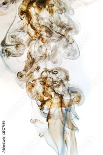 Abstract background of beautiful color smoke waves.