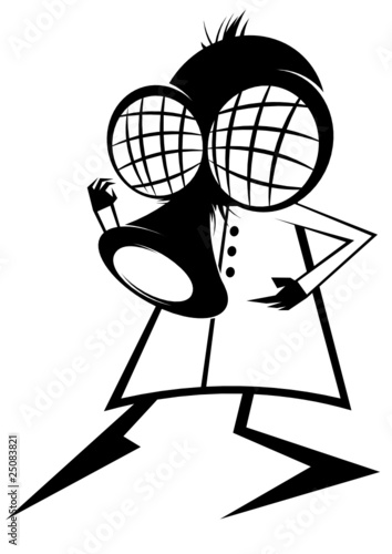 halloween monster fliege cartoon