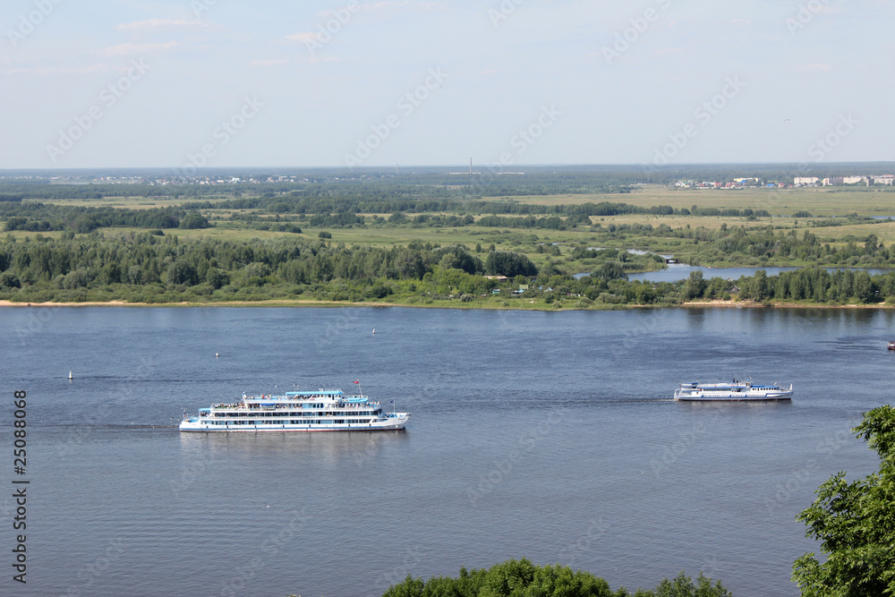 Obraz premium Volga river