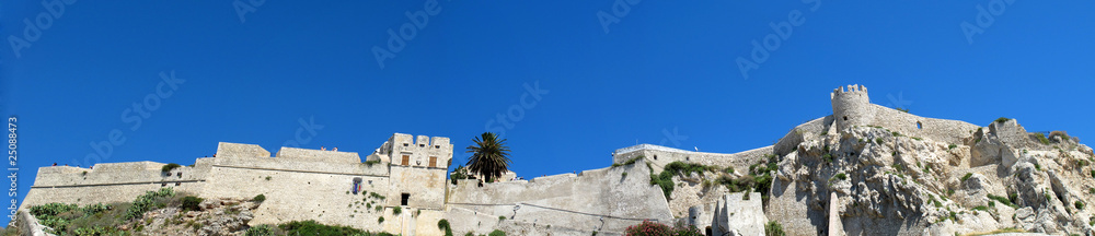 Fortress of the Abbey of San Nicola Island (Tremiti, Italy)
