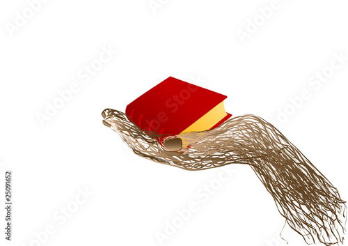 Vector illustration the  book