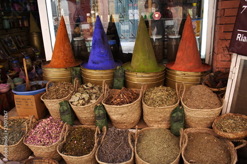 Spice and colors in the market