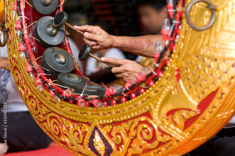 Gong Mon, a traditional Thai instrument Stock Photo | Adobe Stock