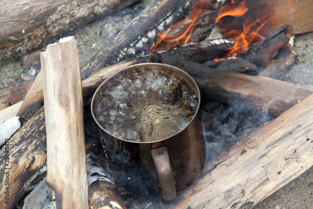 Boiling water Boiling water