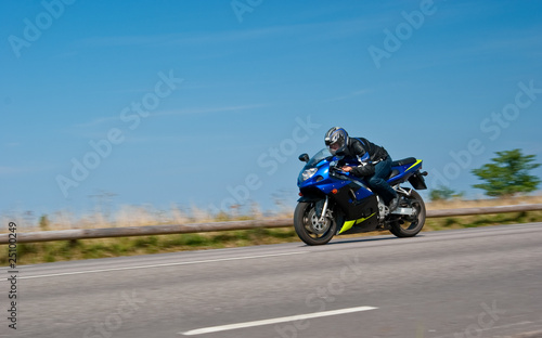 Motion of motorcycle © Andrei