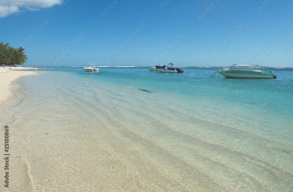 Flic en Flac beach in Mauritius