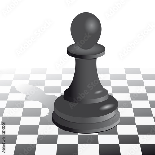 Chess pawn vector