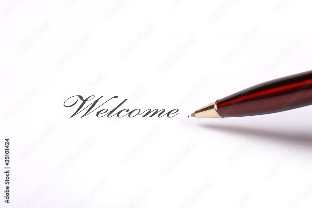 welcome note welcome note