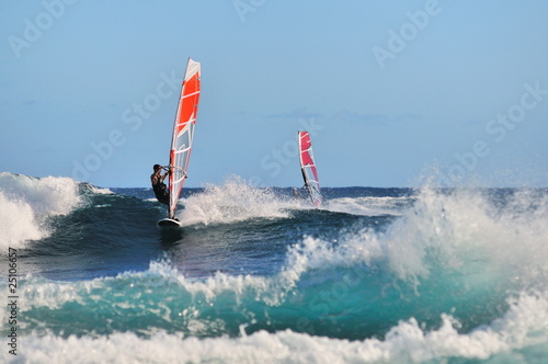 Windsurfeurs.