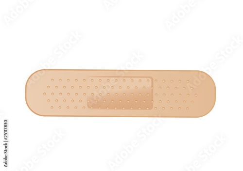 Vector illustration a medical adhesive plaster