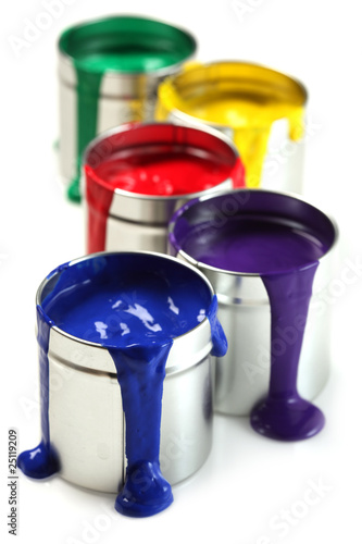 Cans of paint