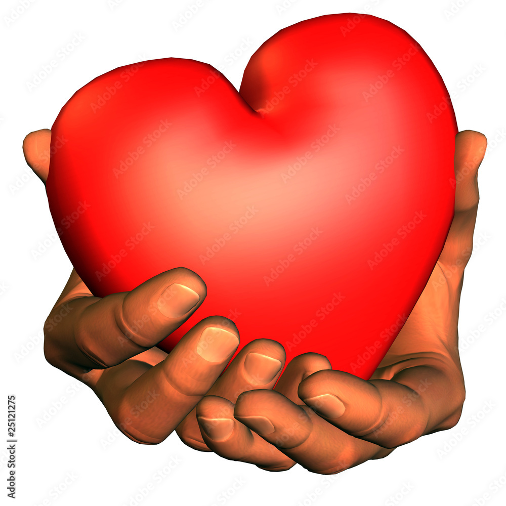 Ich schenk dir mein Herz StockIllustration Adobe Stock