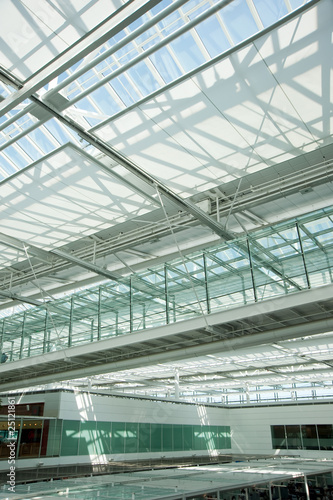 Modern Glass Building Interior