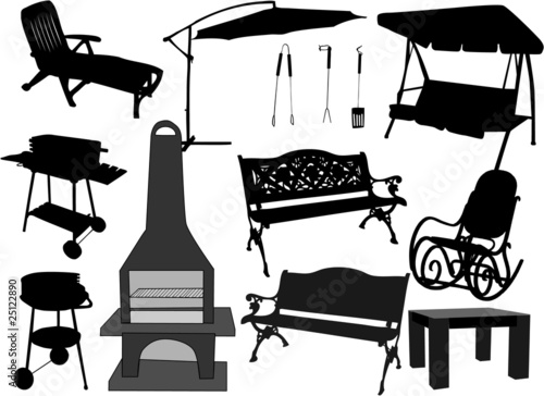 garden and terrace - furniture, grills