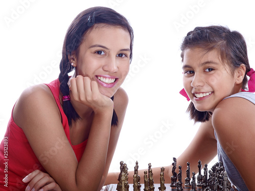 Quadro em tela chess friends