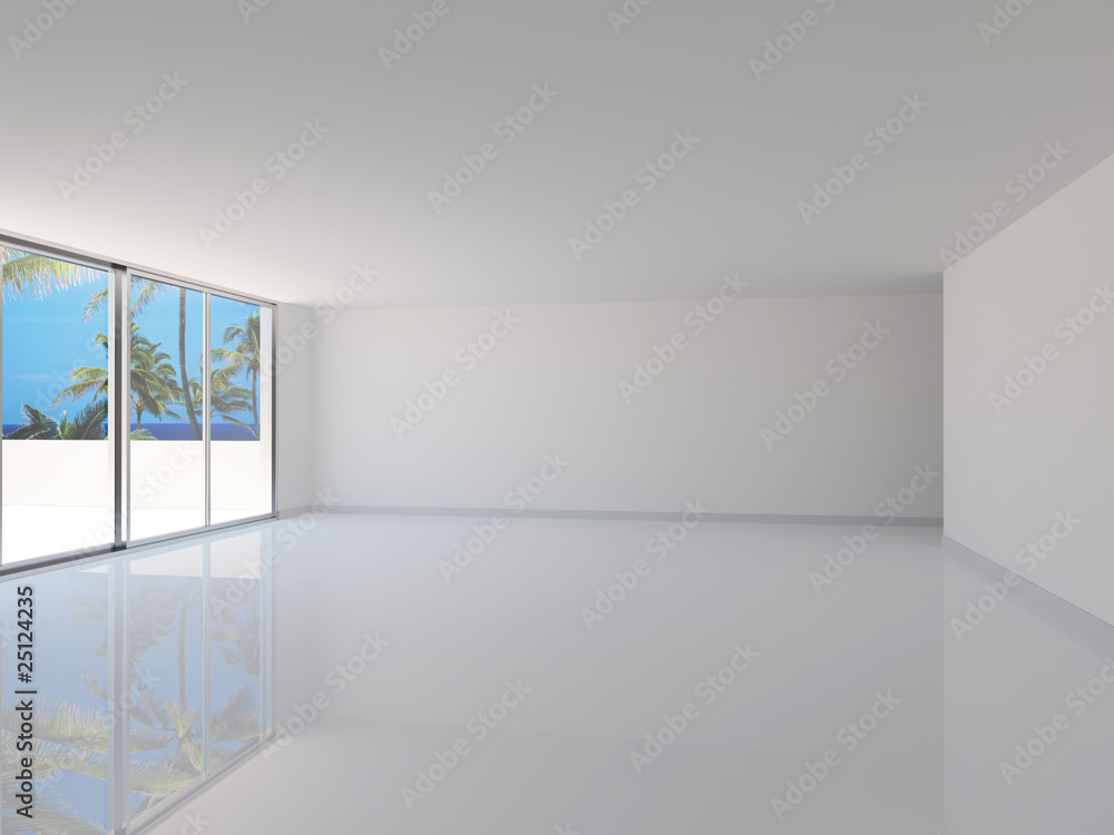 Empty new room Empty new room