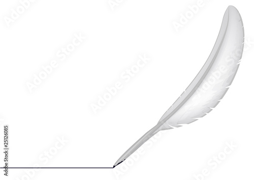 Writing feather