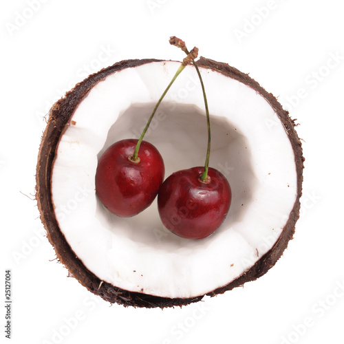 cherry in coconut