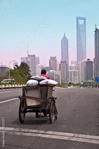 Tricycle à Shanghai - China