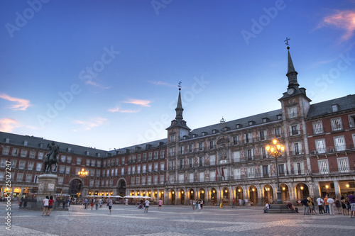 Plaza Mayor in Madrid Spain photo