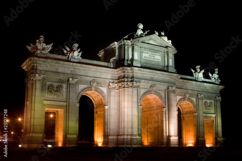 Puerta de Alcala in Madrid Spain