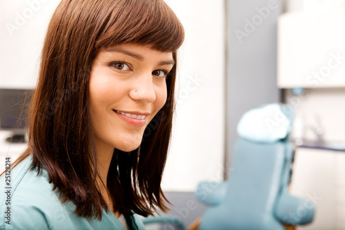 Tableau sur toile Dental Hygienist