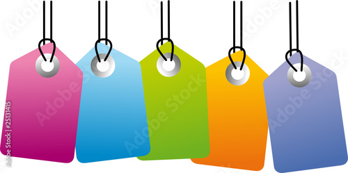 Etiquettes colorées - Colored label