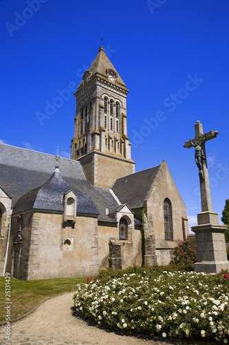 france; 85; île de noirmoutier: noirmoutier-en-l'île; église photo