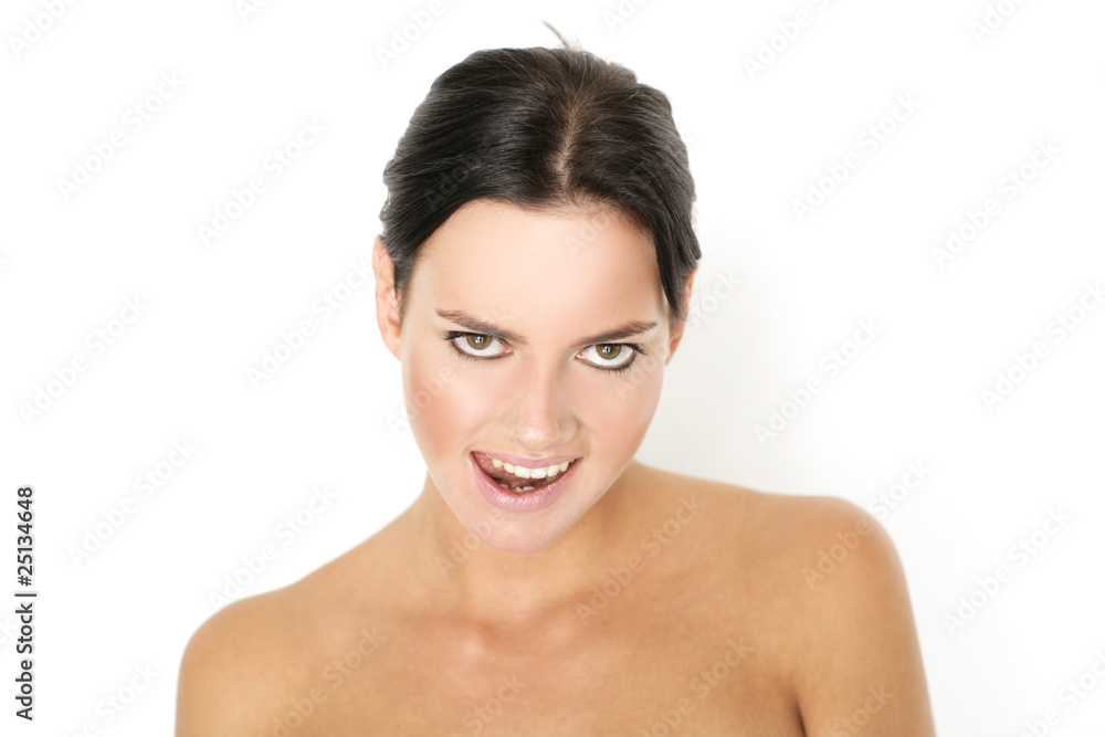 Portrait einer hübschen Frau Portrait einer hübschen Frau