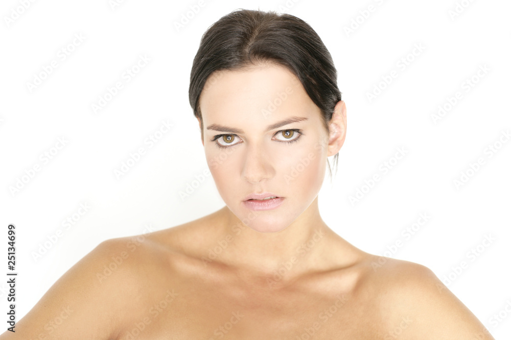 Portrait einer hübschen Frau Portrait einer hübschen Frau