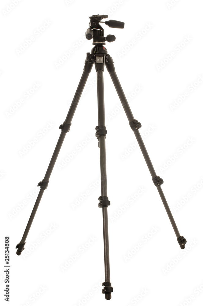 Carbon fibre tripod with pan and tilt head Carbon fibre tripod with pan and tilt head
