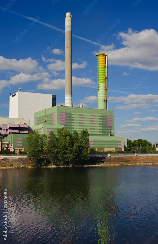 Obraz premium Gaskraftwerk