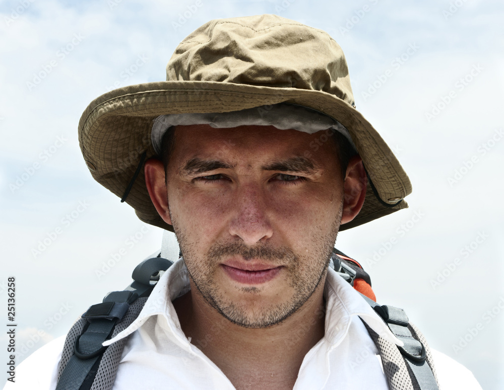 A portrait of a traveller A portrait of a traveller