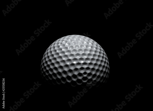 Golf ball in the dark © Jezper