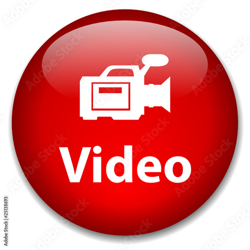 VIDEO Web Button (watch play view clip camcorder media player)