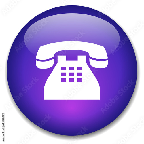 TELEPHONE Web Button (call us customer service hotline contact)