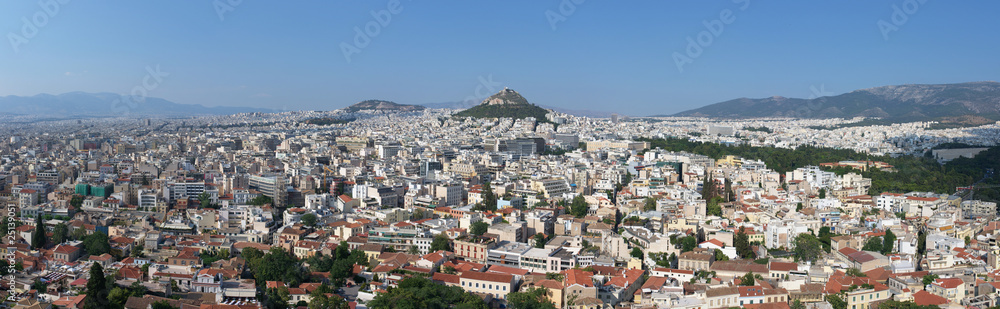 panorama of Athens megapolith
