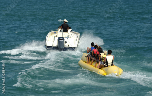 A Banana Boat Full of Tourists