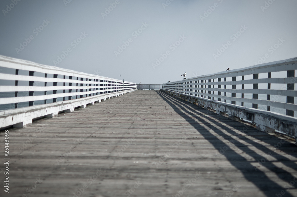 Obraz premium Highway Number One - Seebrücke