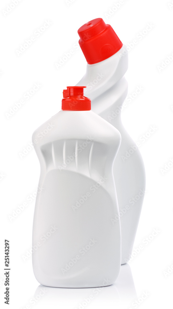 white bottles with red cover white bottles with red cover