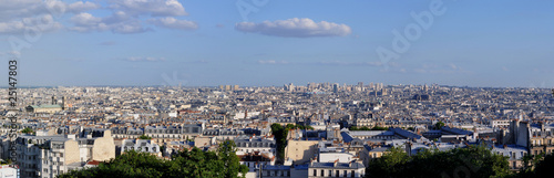 Fototapeta Naklejka Na Ścianę i Meble -  Paris Stadtpanorama