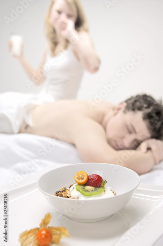 breakfast in bed