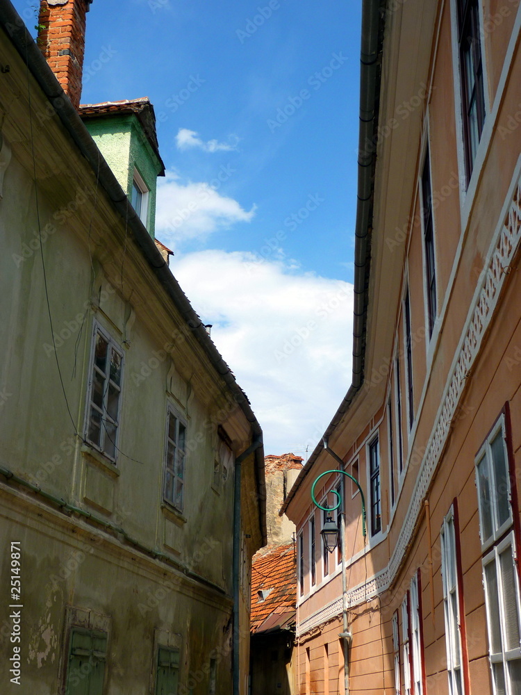 Naklejka premium brasov street