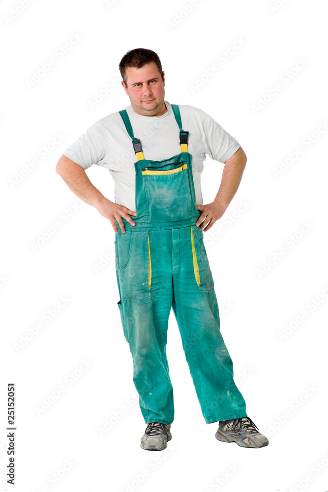 Naklejka premium Construction worker