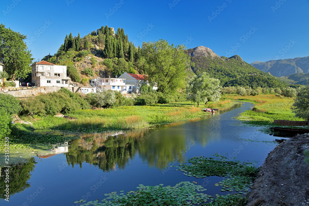 Backwater of Skadar Lake, Montenegro