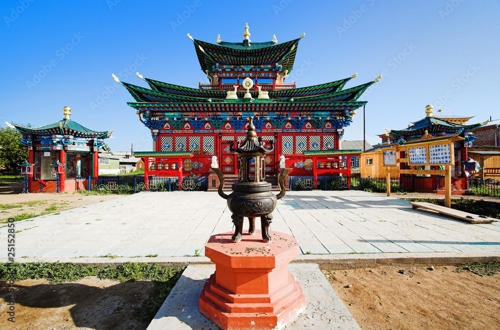 Temple of the Pure Land in the Ivolginsky Datsan, Buryatia