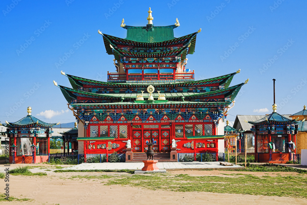 Temple of the Pure Land in the Ivolginsky Datsan, Buryatia