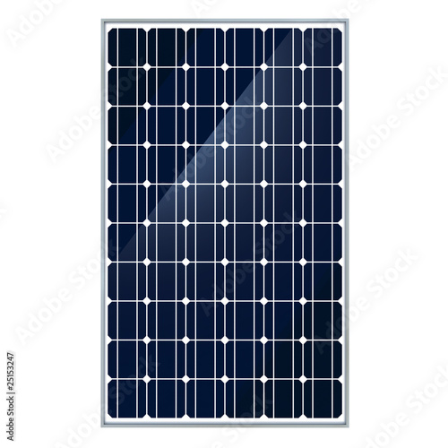 Solar panel front photo