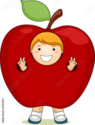 Boy In An Apple Suit